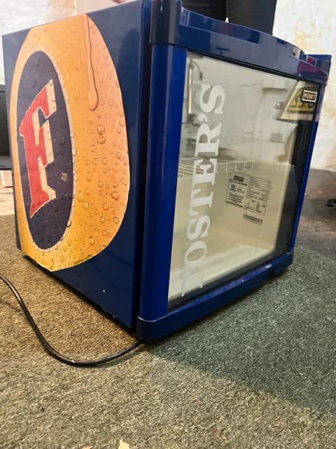 fosters beer fridge