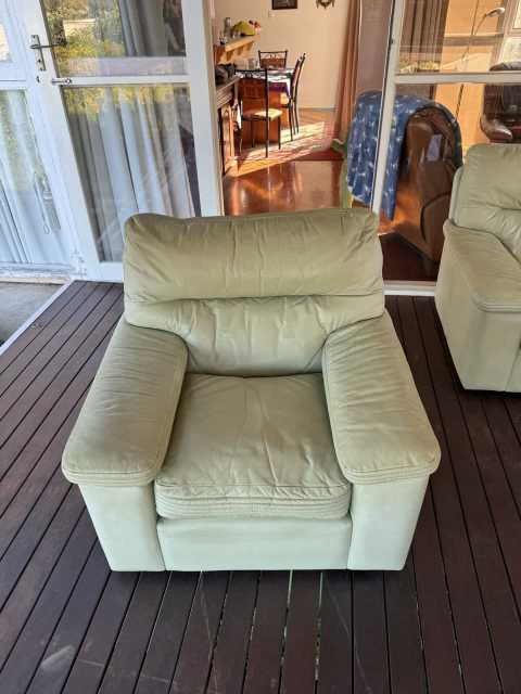 Genuine Leather lounge (MORAN) - Sofas in Balwyn North VIC | Gumtree ...