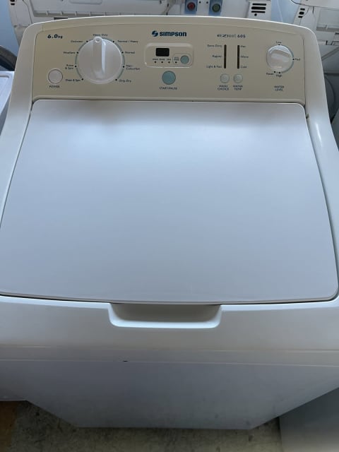 simpson top loader washing machine 6kg