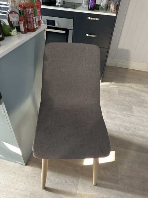 dining chair charcoal kmart