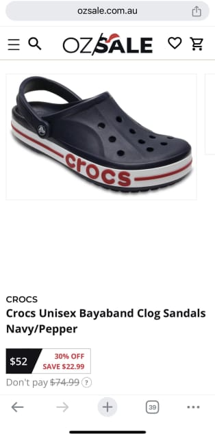 Ozsale crocs store