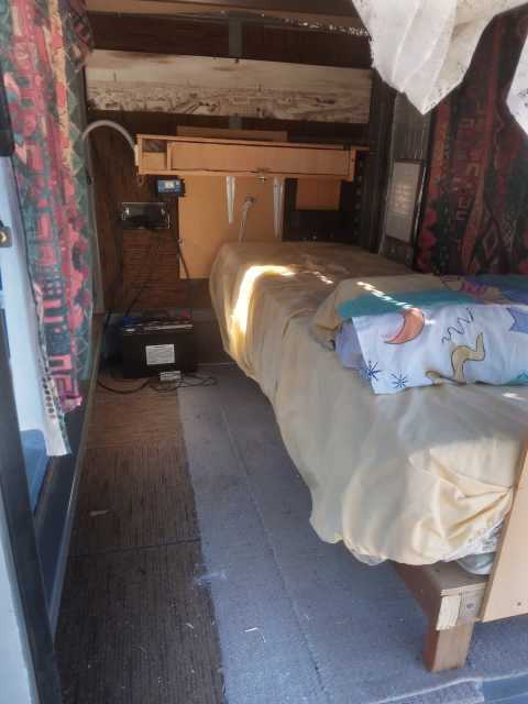 ex trades trailer turned camper , can be turned back easily if require ...