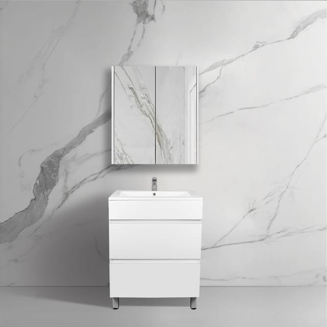 Freestanding Bathroom Vanity High density MDF board with 2 PAC finish