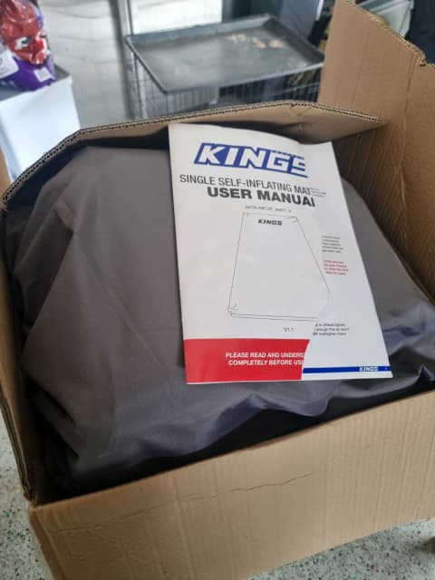 kings self inflating mattress double