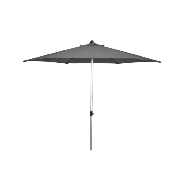 Coolaroo 2.7m Chelsea Outdoor Round Market Umbrella Charcoal Parasols