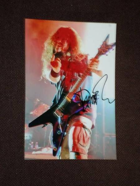 DIMEBAG DARRELL SIGNED LIVE CONCERT PHOTO 6 X 4 | Collectables ...