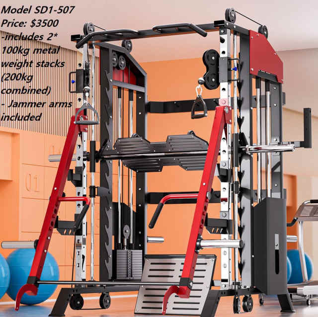 BRAND NEW JAMMER ARM Multifunctional trainer smith machine power rack Gym Fitness in Leppington NSW Gumtree Australia