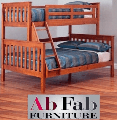 BRAND NEW BUNK BED FORT SINGLE OVER DOUBLE TRIO BUNK PICK UP DELIVER