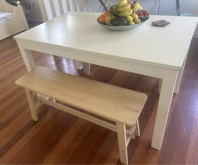 IKEA table and chairs bench seats Dining Tables in Chermside West QLD