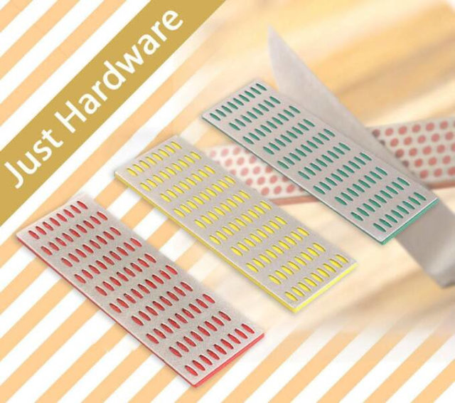 3 pcs Large Diamond Knife Sharpening Plate Set Stone Whetstone Grind