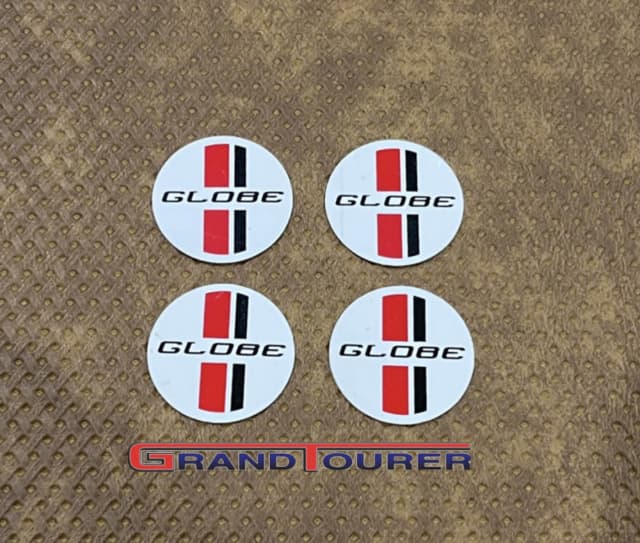 WHITE BATHURST GLOBE WHEEL DECALS FALCON XY XA XB GT GS RPO 83 Wheels