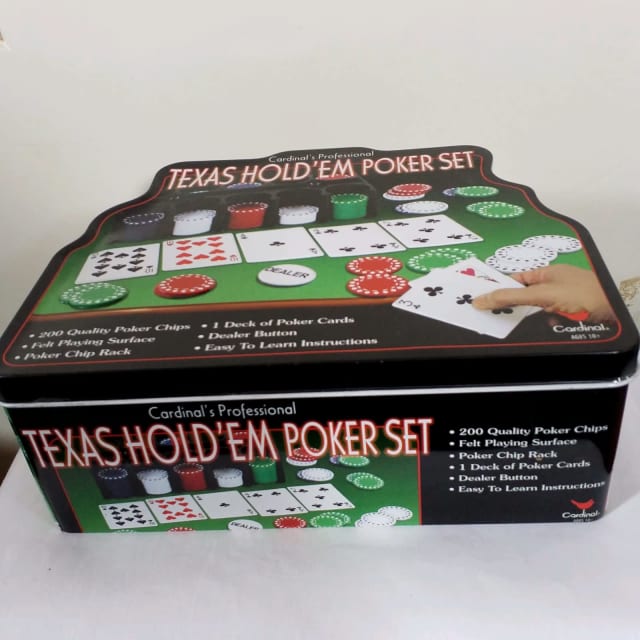 Large playing card set poker set roulette clock Other Books, Music