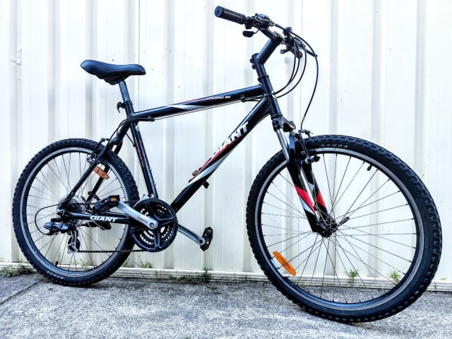 Large Giant Upland XC SE Hybrid Mountain Bike | Men's Bicycles ...