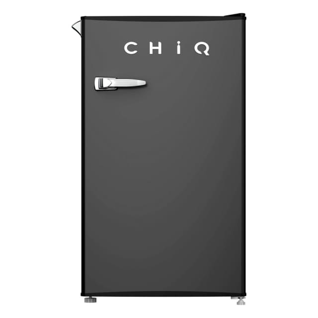 CHiQ 90 Litre (Black) Retro Single Door Bar Fridge Model CRSR090DB NEW