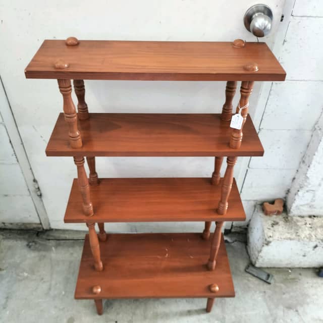 Retro 1970s timber whatnot stand/ shelving unit Other Furniture