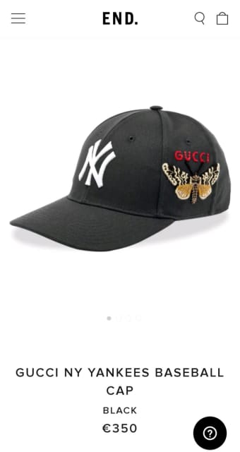 Authentic GUCCI NY Yankee Baseball Cap,used | Accessories