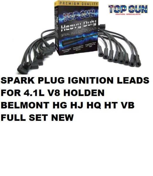SPARK PLUG IGNITION LEADS FOR V8 HOLDEN 4.1L HG HJ HQ HT BELMONT Auto