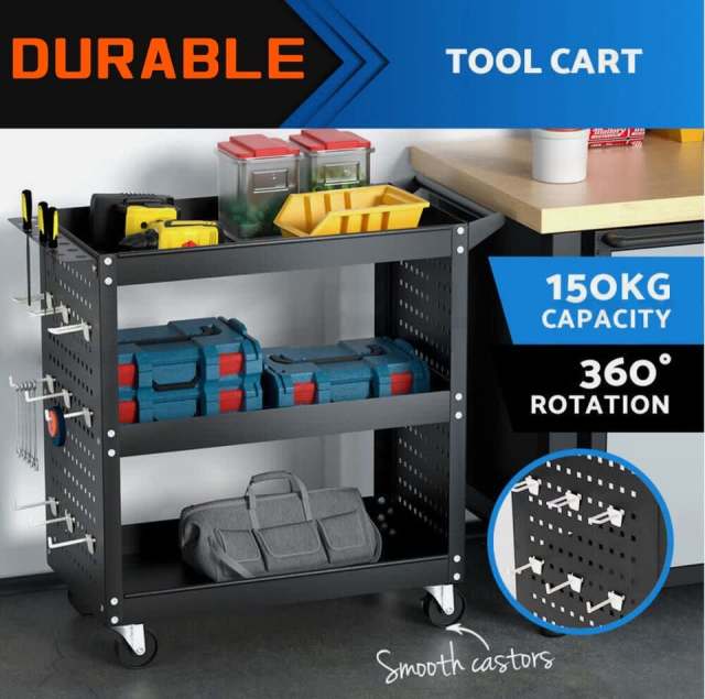 Tool Cart 3Tier Storage Trolley Organizer*PICKUP/DELIVERY