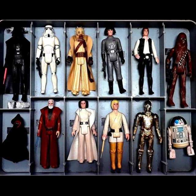 1977 star wars action figure set