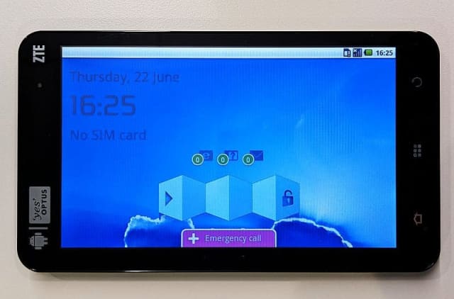 optus zte tablet