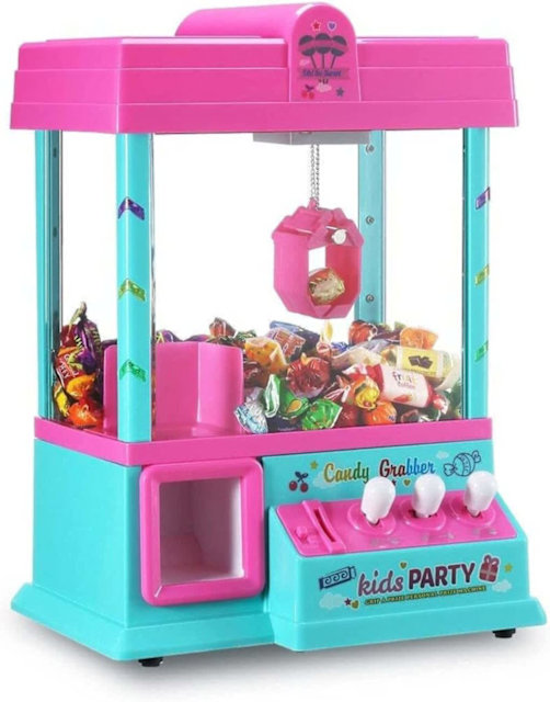 Mini Candy Grabber Carnival Claw Machine Vending Arcade Prize Game Kid