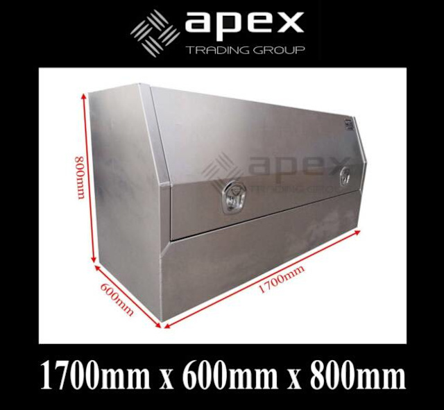 APEX ALUMINIUM FLAT PLATE BOX TOOLS BOXES TOOLBOX UTE 1768HFPL Tool