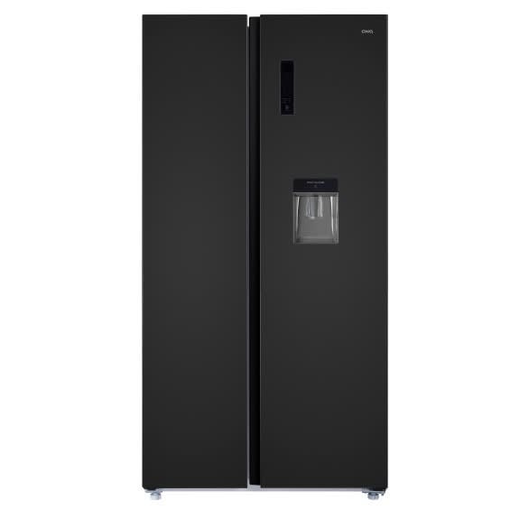 CHiQ 622L Black Finish Side by Side Fridge Freezer Model CSS617NBD Fridges & Freezers