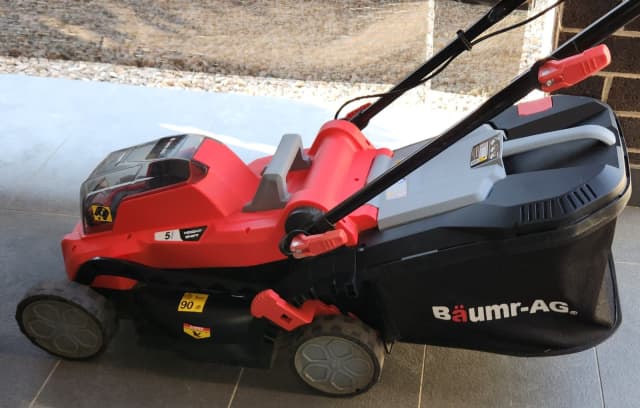 BAUMR-AG 20V Cordless Line Trimmer Electric Whipper Snipper & Leaf