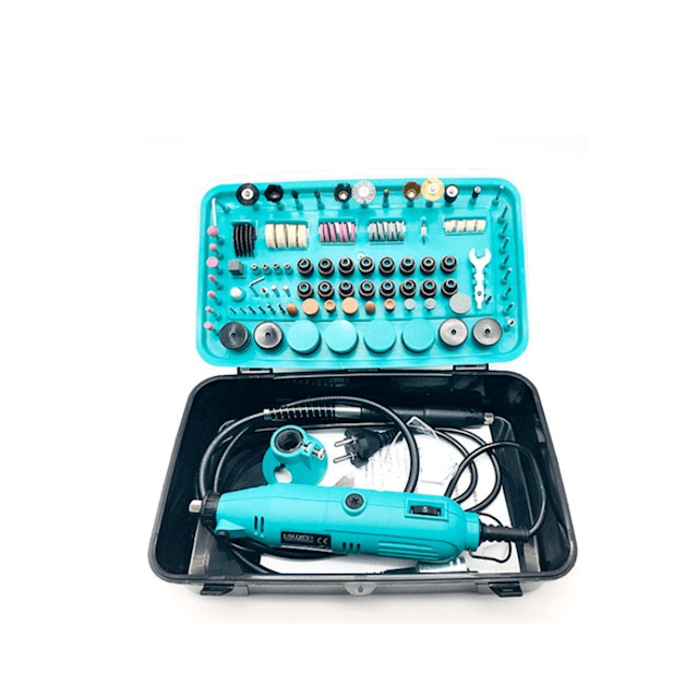 388PC Mini Electric Rotary Tool Set Drill Grinder Engraver Sander Pol