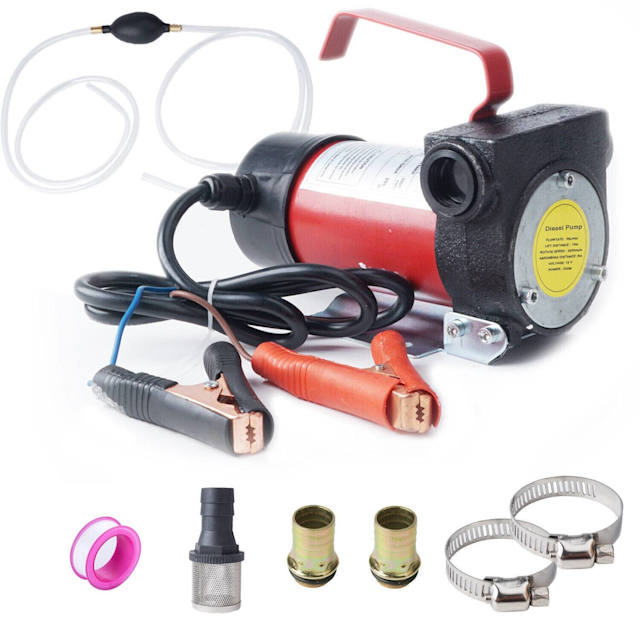 12V 10GPM Electric Car Oil Diesel Fuel Bowser Transfer Pump Oil Petrol Oil, Coolant & Liquids