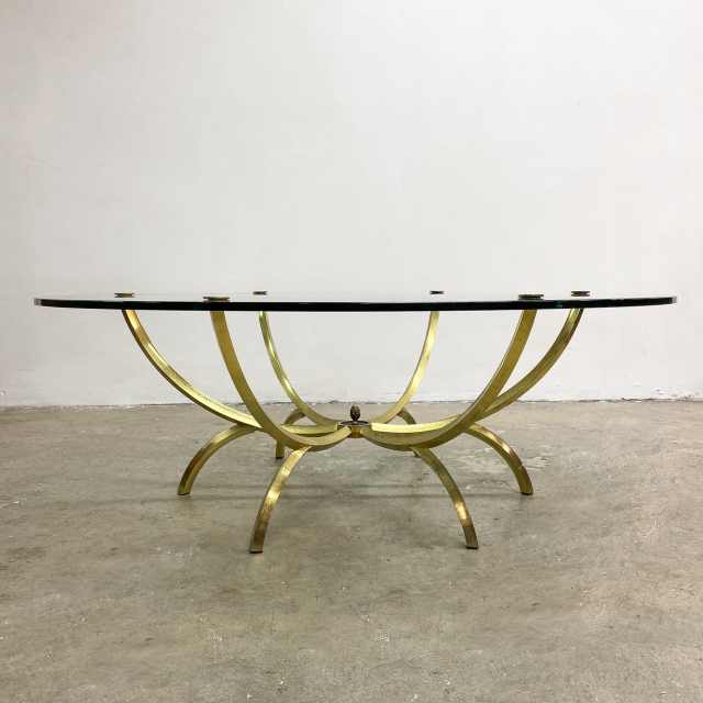 round brass coffee table australia