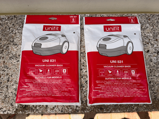 unifit 831 vacuum bags