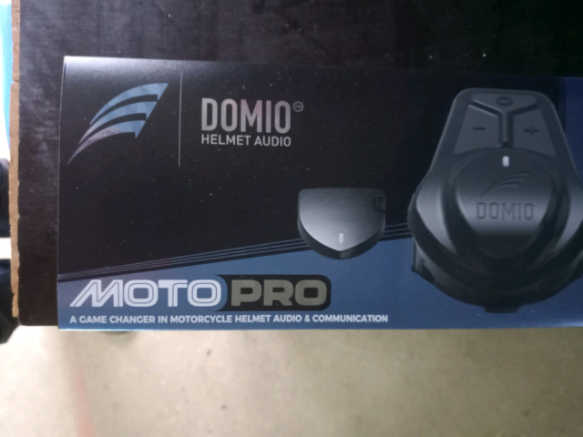 domio motopro helmet audio