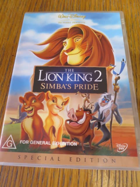 The Lion King 2 DVD Simbas Pride Preloved As New Condition | CDs & DVDs ...