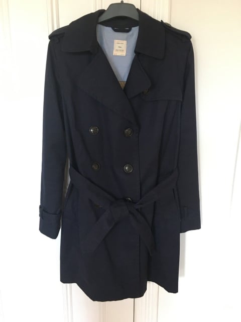 GAP navy womens double breasted trench coat | Jackets & Coats | Gumtree ...