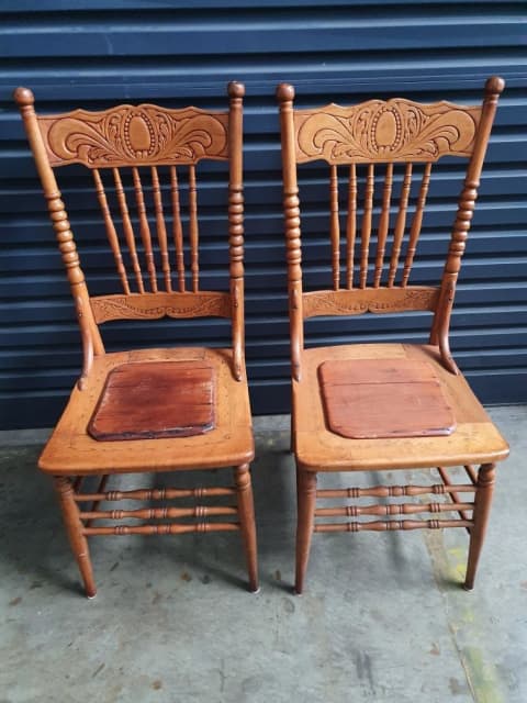 pine spindle back chairs