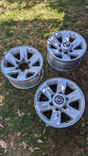 NISSAN PATROL GENUINE ALLOY WHEELS RIMS 16 INCH GU Y61 | Wheels, Tyres ...