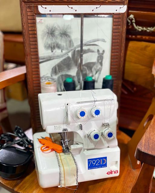 Original Vintage Elna Model 792D Overlocker (Switzerland) Sewing