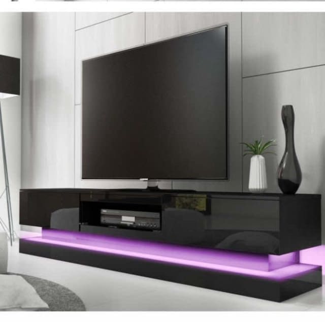 **Modern High Gloss LED RGB TV Entertainment Unit 220cm