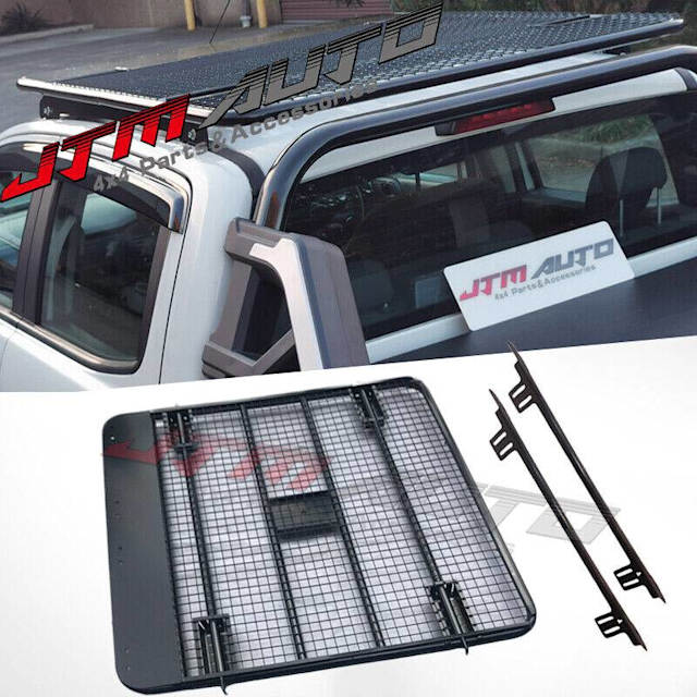 UniversalBlack Roof Rack Roof Basket(Flat)2suitToyotaRanger PX 201221 Auto Body parts