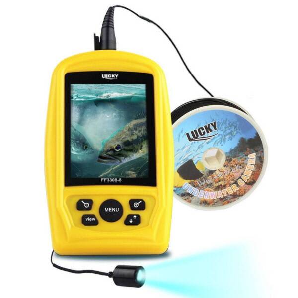 Fish Finder Yellow Underwater Fishing and Inspection Camera Fishing