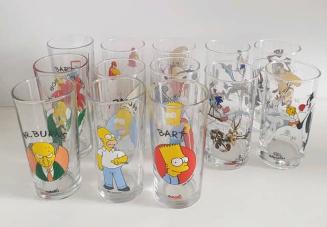 Collectable IXL Warner Bros & Nutella Simpsons Glasses | Collectables ...