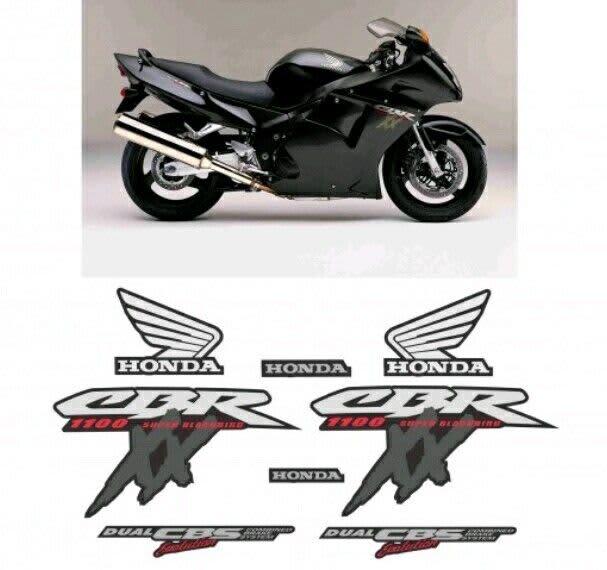 HONDA CBR1100 XX 1997 FAIRING GRAPHIC DECALS SET Motorcycle & Scooter