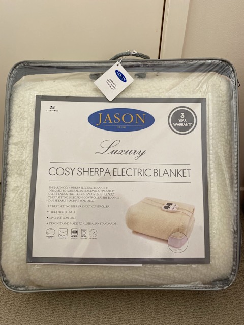 jason cosy sherpa electric blanket