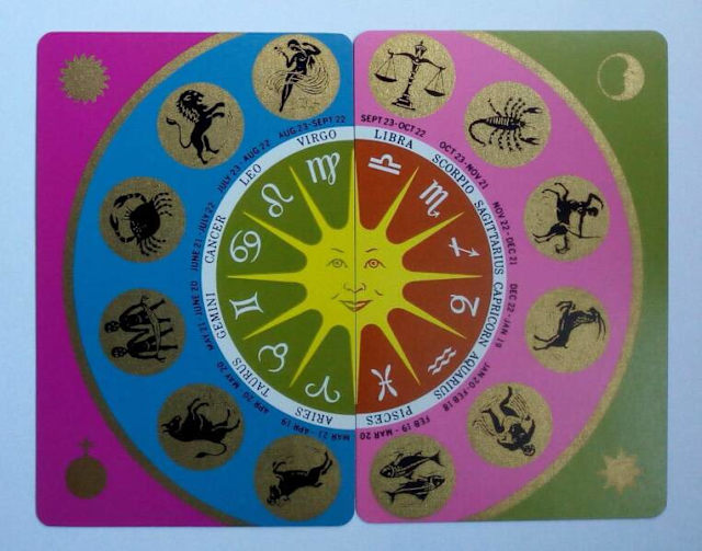 Vintage Swap Cards, 1970's Australian Horoscope/Zodiac Signs