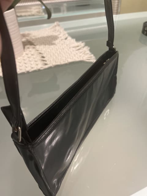 Black rectangle handbag , like new | Accessories | Gumtree Australia ...