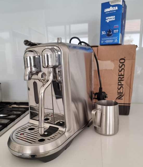 Breville Nespresso Creatista Plus Pod Coffee Machine Coffee Machines Gumtree Australia