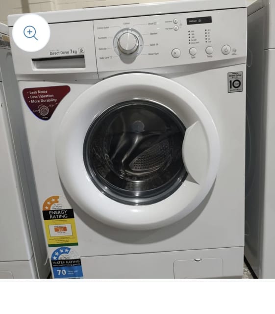 LG WD1200D 7kg Front Load Washing Machine Washing Machines & Dryers