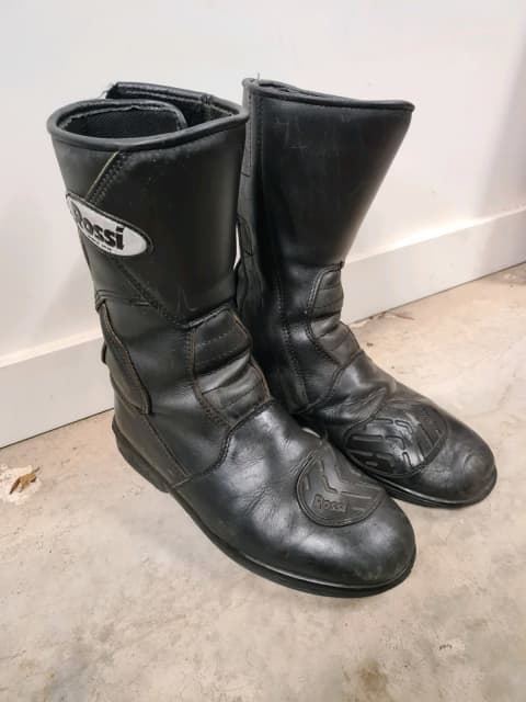 rossi leather motorcycle boots