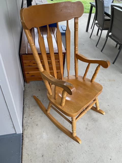 timber rocking chair for sale